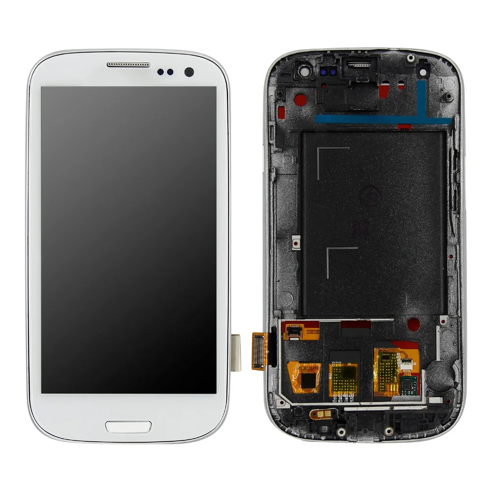 Тест для samsung Galaxy S III S3 i9300 i9300i i9301 i9301i i9305 Полный ЖК-дисплей кодирующий преобразователь сенсорного экрана в сборе