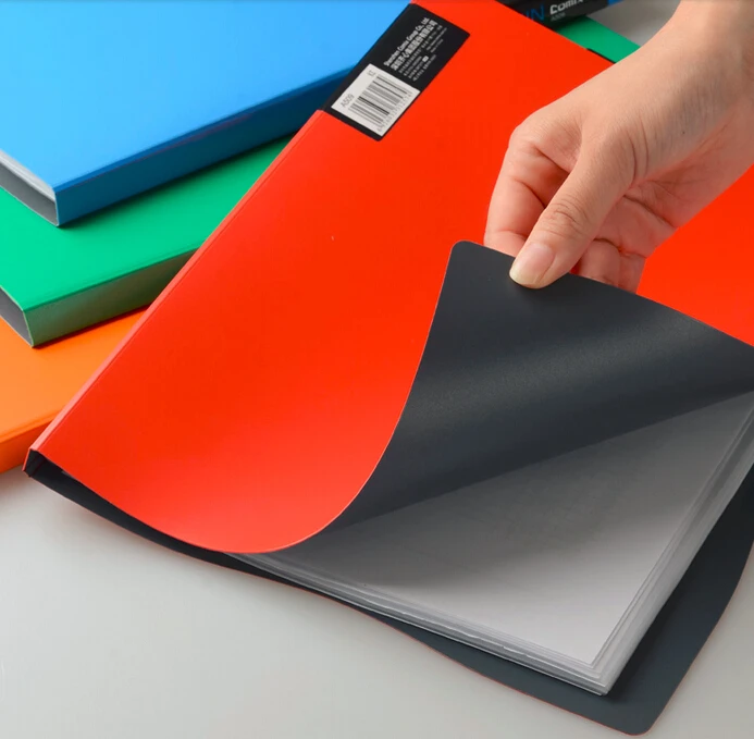 ПВХ пластиковый прозрачный папки файла с прозрачные карманы A4 8 5x11 вставкой и