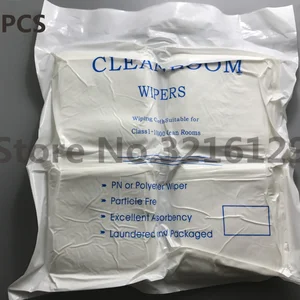 400pcsbag lcd cleaning room wiper polyester wiping cloth anti static for cellphone lcd touch screen camera glass refurbish free global shipping