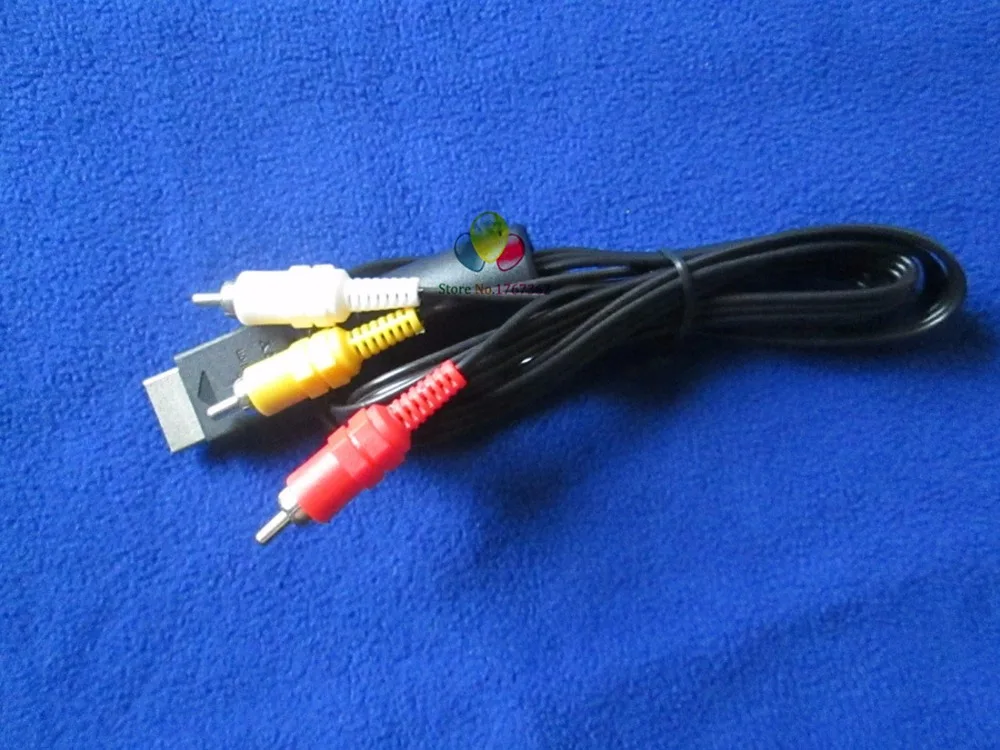 Новинка 1 8 м RCA ТВ кабель AV свинцовый звук видео для Sony PS2 3 TV аудио Шнур Playstation 2 по