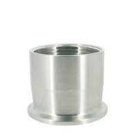1 dn25 sanitary female threaded pipe fittings with ferrule stainless steel ss304 tri clamp type