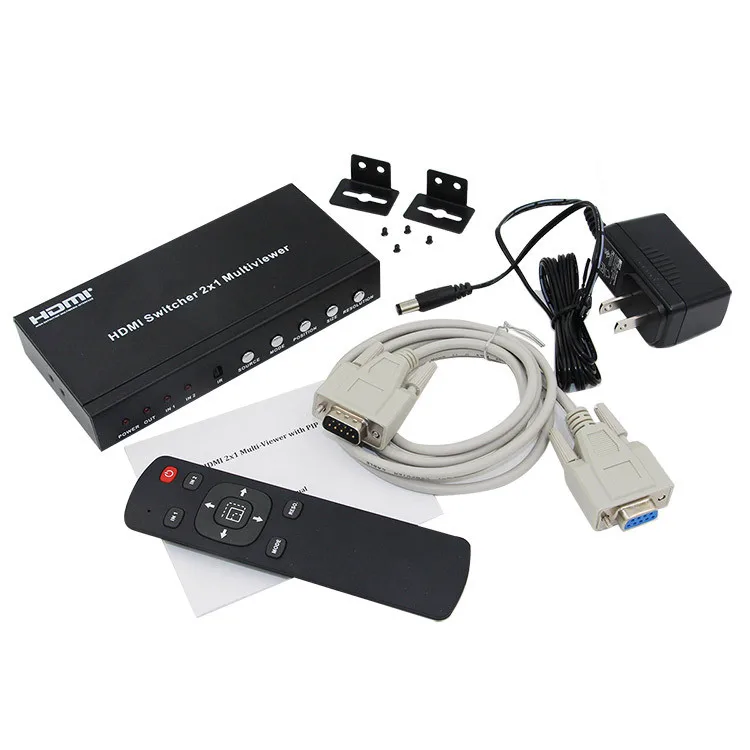 Высокое качество V1.3 2x1 HDMI многофункциональная коробка 1080P 2 в 1 выход