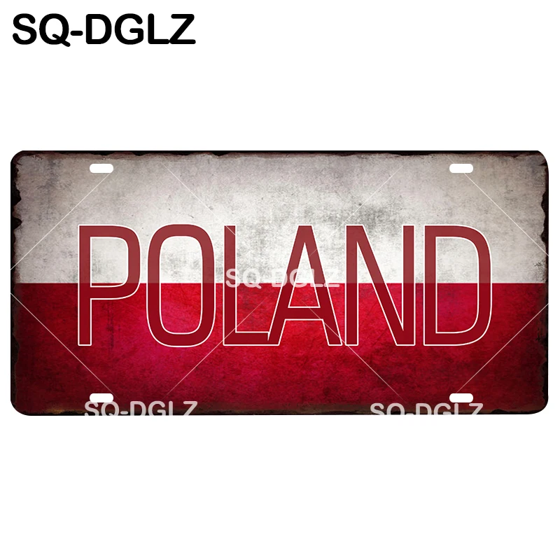 [SQ-DGLZ] Китай/Новая Зеландия/Финляндия/Индонезия/Швейцария/Великобритания/Нидерланды/Норвегия Национальный флаг металлический знак Настенный декор таблички - Цвет: 0541