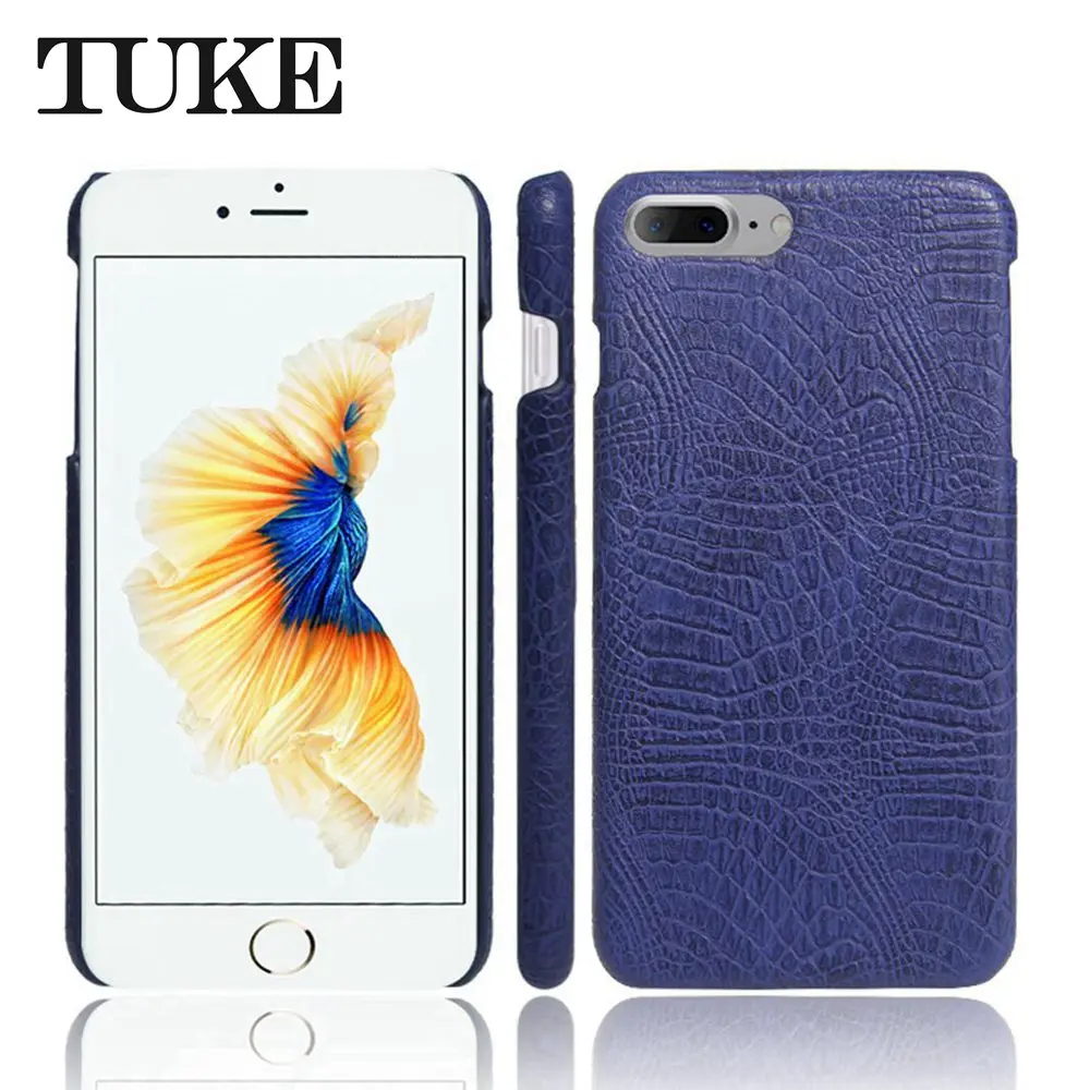 Чехол TUKE с крокодиловым узором для Apple iPhone 7 Plus жесткая задняя крышка из