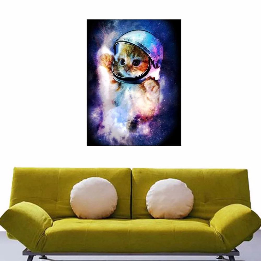 1 panel Framed Printed New Cartoon kitten Painting Children's room Decor Print Poster Picture Canvas Home Decoration | Дом и сад