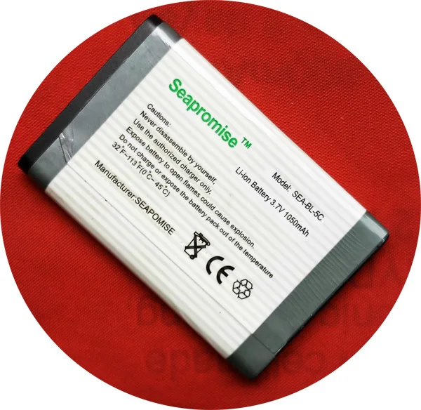 Оптовая продажа 5 шт. в партии аккумулятор BL5C для NOKIA 1100 1101 1108 1112 1116 1200 1208 1209 1255 1315 1600
