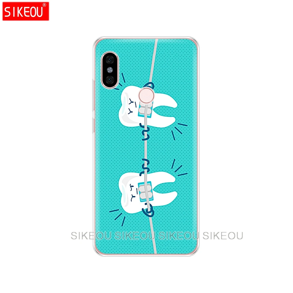 Силиконовый чехол для телефона Xiaomi redmi 5 4 1 1s 2 3 3s pro PLUS note 4X 4A 5A стоматологический
