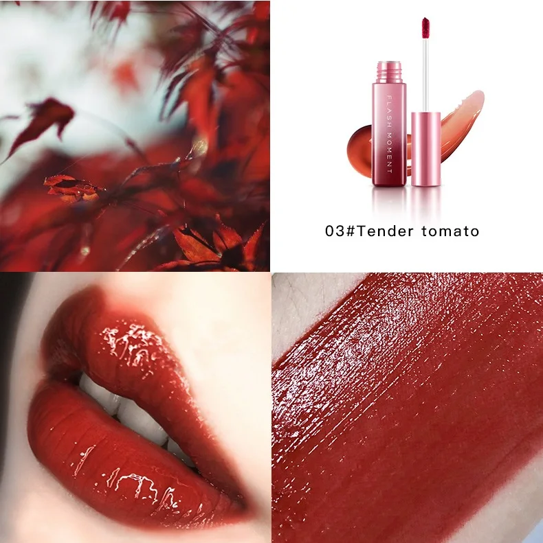 ГОРЯЧИЙ Макияж губ 6 цветов жидкая помада зеркальная поверхность блеск для ТИНТ