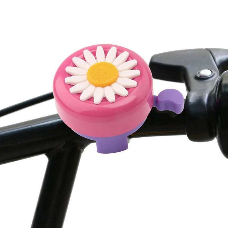 

Hot Kids Funny Bicycle Bell Daisy Flower Horns Bike Children Girls Cycling Ring Alarm For Handlebars Alloy Plastics