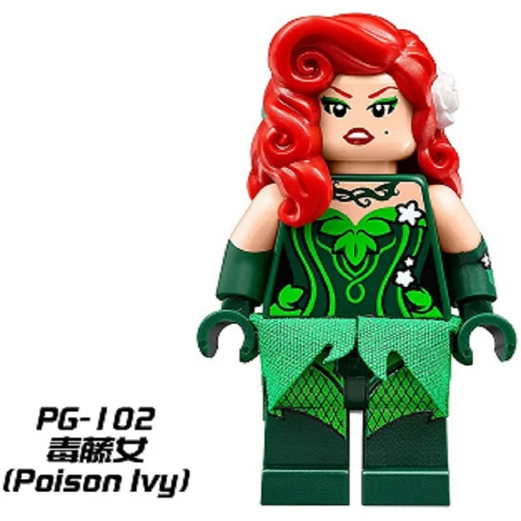 PG102 20pcs 20 шт. строительные блоки Супер Герои Джокер Робин глэм Металл Бэтмен фильм накидка низкие кирпичи всадника подарок для детей игрушки PG100 - Цвет: PG102 20pcs