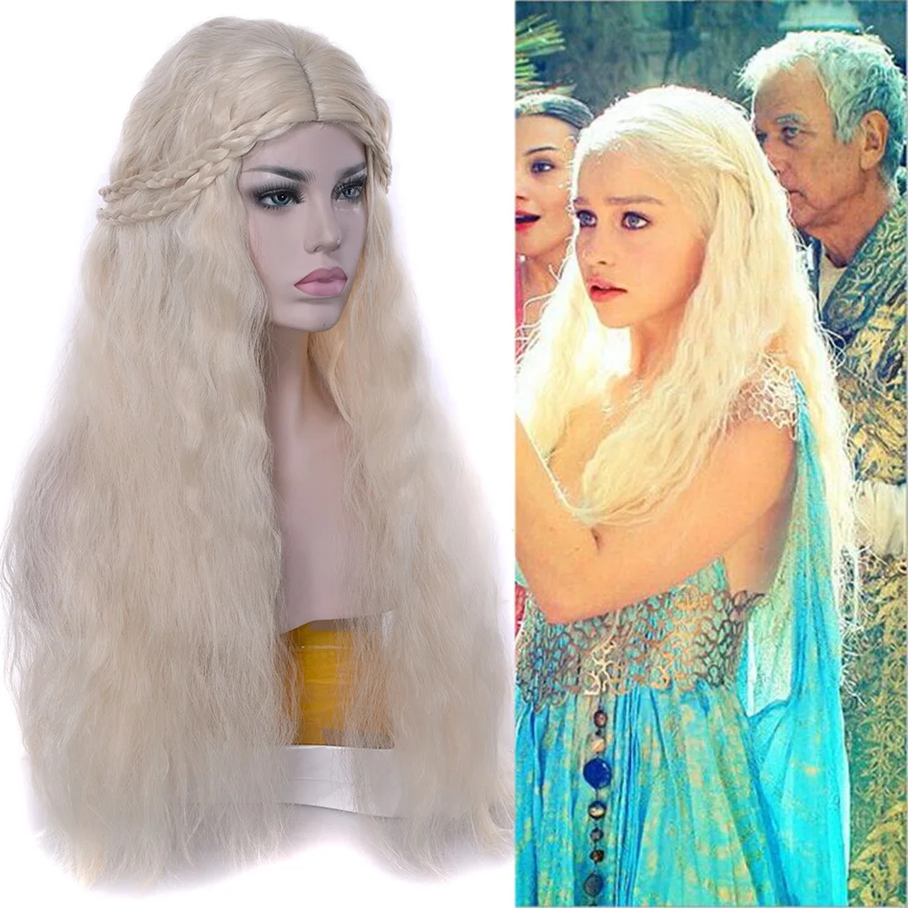 Мать дракона Song of Ice and Fire Rights игра danelis соткут длинные вьющиеся Costplay