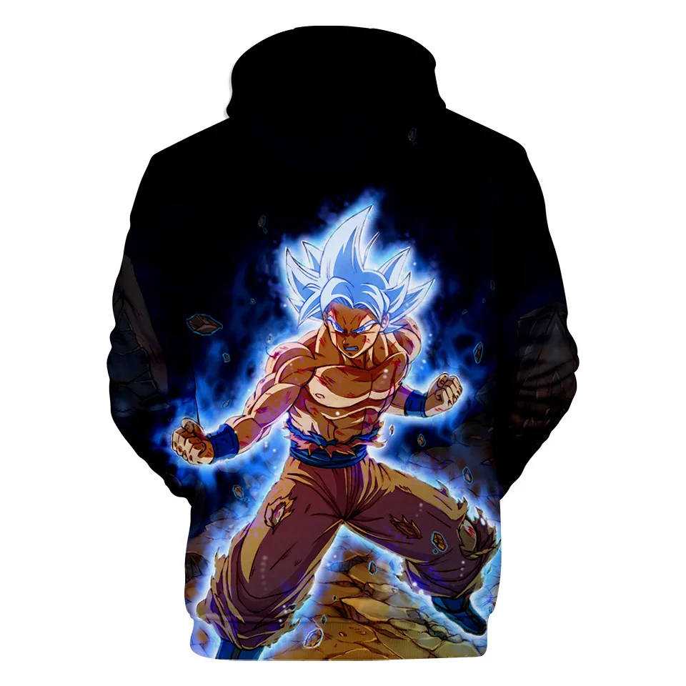 3D Аниме Толстовка Dragon Ball Z с карманом, толстовки с капюшоном, Poleron Hombre, уличная одежда, Sudadera Dragon Ball, толстовка с капюшоном, мужская куртка