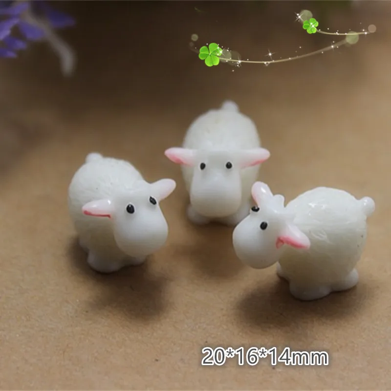 10 шт. миниатюрные садовые фигурки овец 20 х16 х14 мм|decorative decorative|decoration 3ddecor cute |