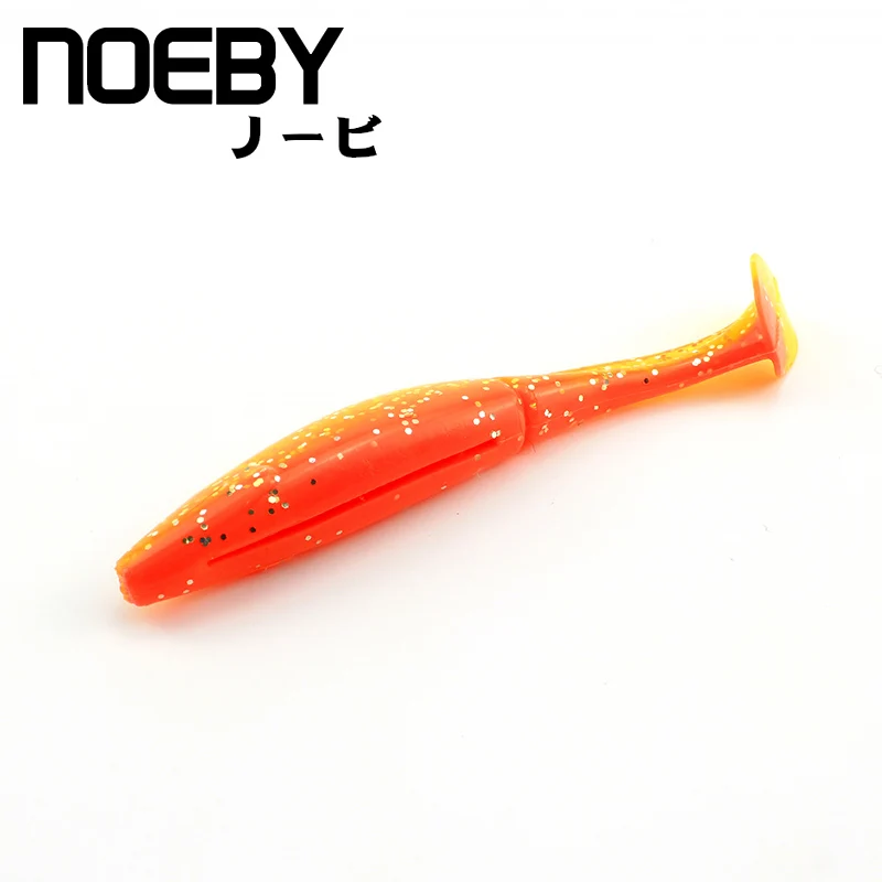 NOEBY 4 шт./лот Мягкая приманка 100 мм/9 г мягкая рыболовная ручной работы жирная
