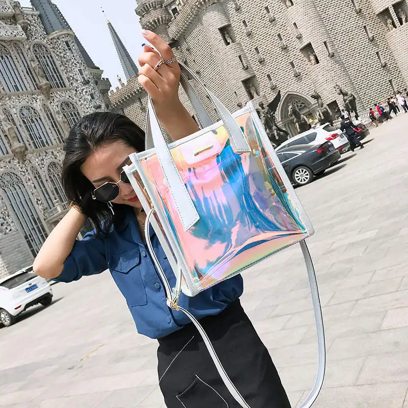 OLSITTI комплект из двух предметов женские сумки лазерные в Корейском стиле