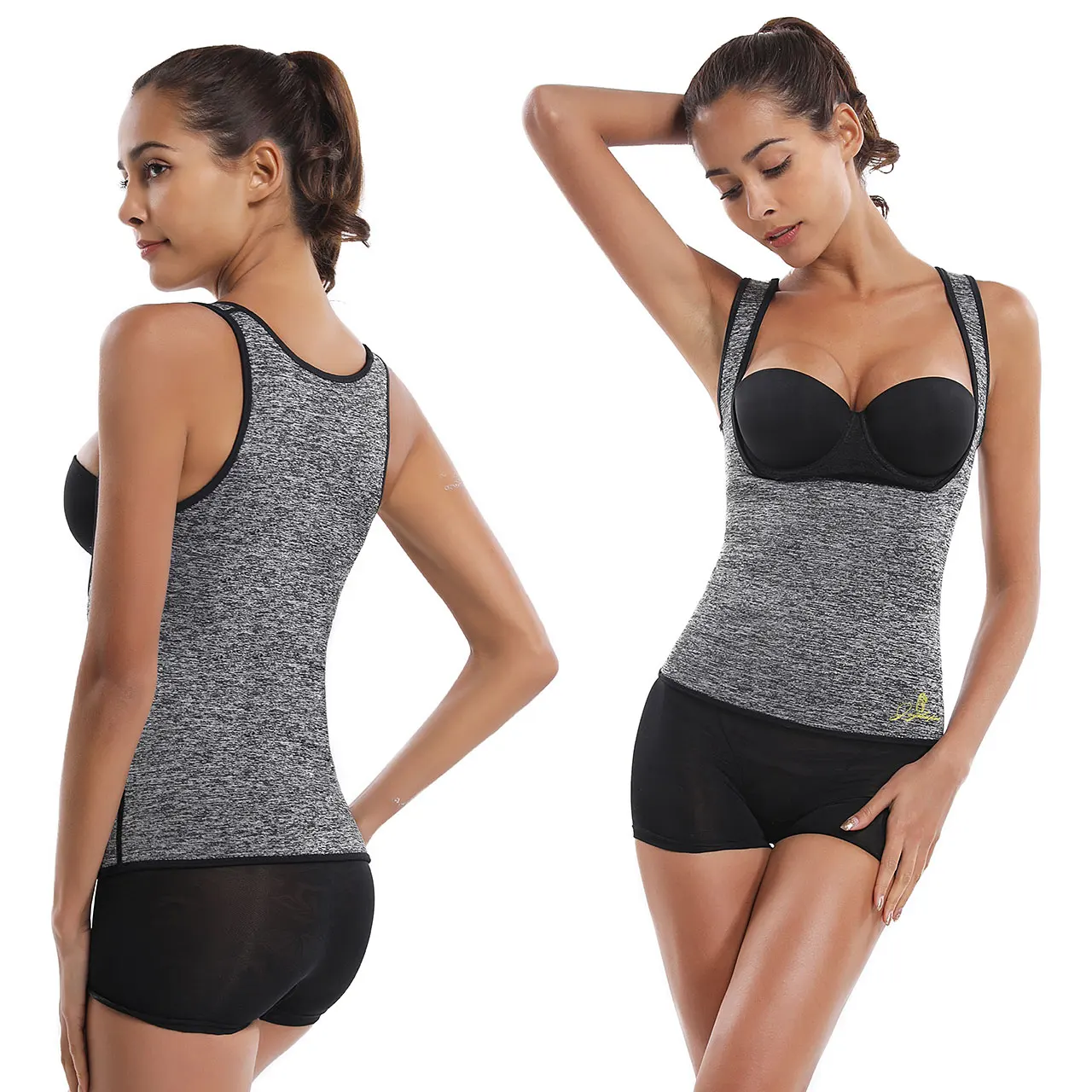 Body Shaper сауна пот Корректирующее белье жилет Женское неопреновое талии тренер Вес потери тренажерный зал тренироваться топы с утяжкой на животе Крозе