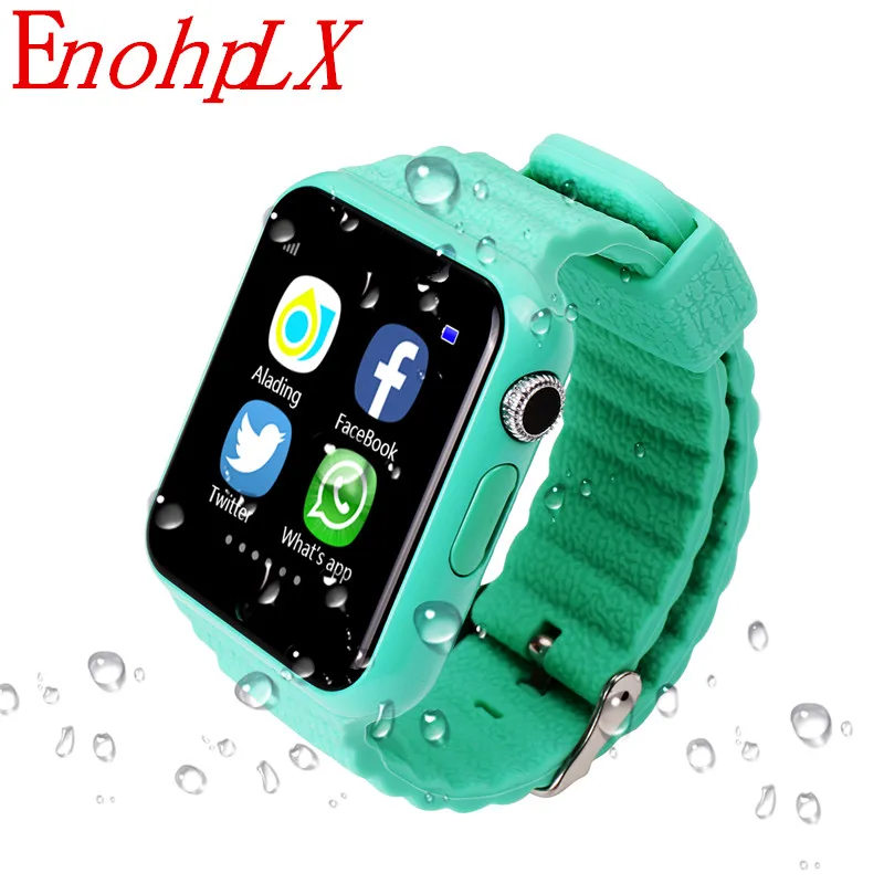 EnohpLX gps позиционирование детские часы 1 54 дюймов сенсорный экран SOS умные Wi Fi