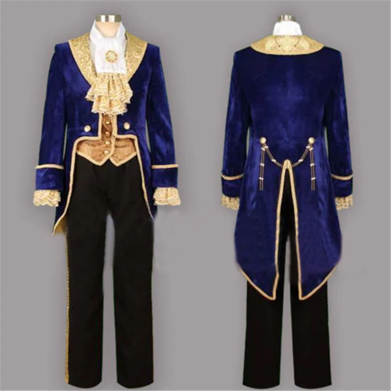 Halloween/Anime Film Beauty And The Beast Prince Cosplay Costume For Adults Kids' Clothing Custom Made |