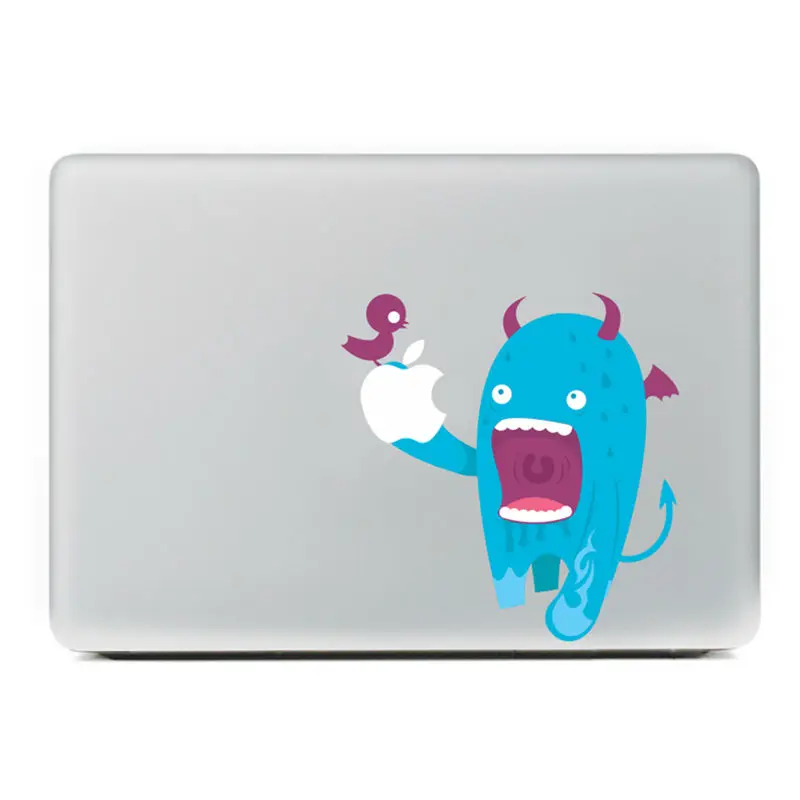 Удивленный bule M * nster виниловая наклейка на ноутбук для DIY Macbook Pro Air 11 13 15 дюймов Кожа
