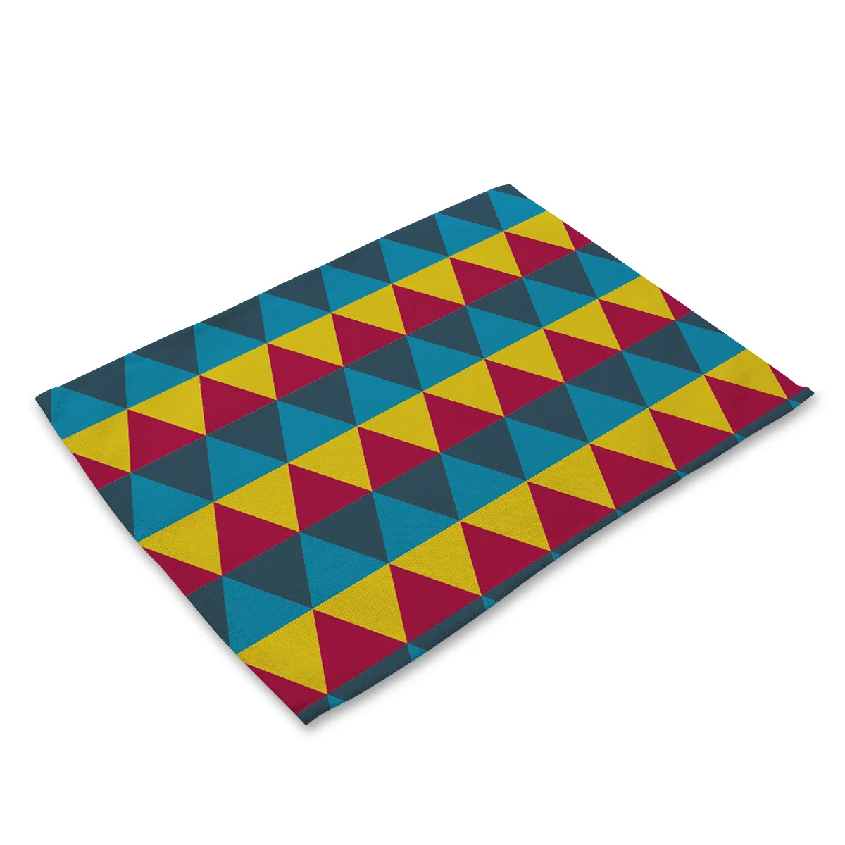 Abstract Geometric Pattern Table Mat Cotton Linen Place Mats for Dining Table Nordic Home Tea Party Decorations Kitchen Cup Mat