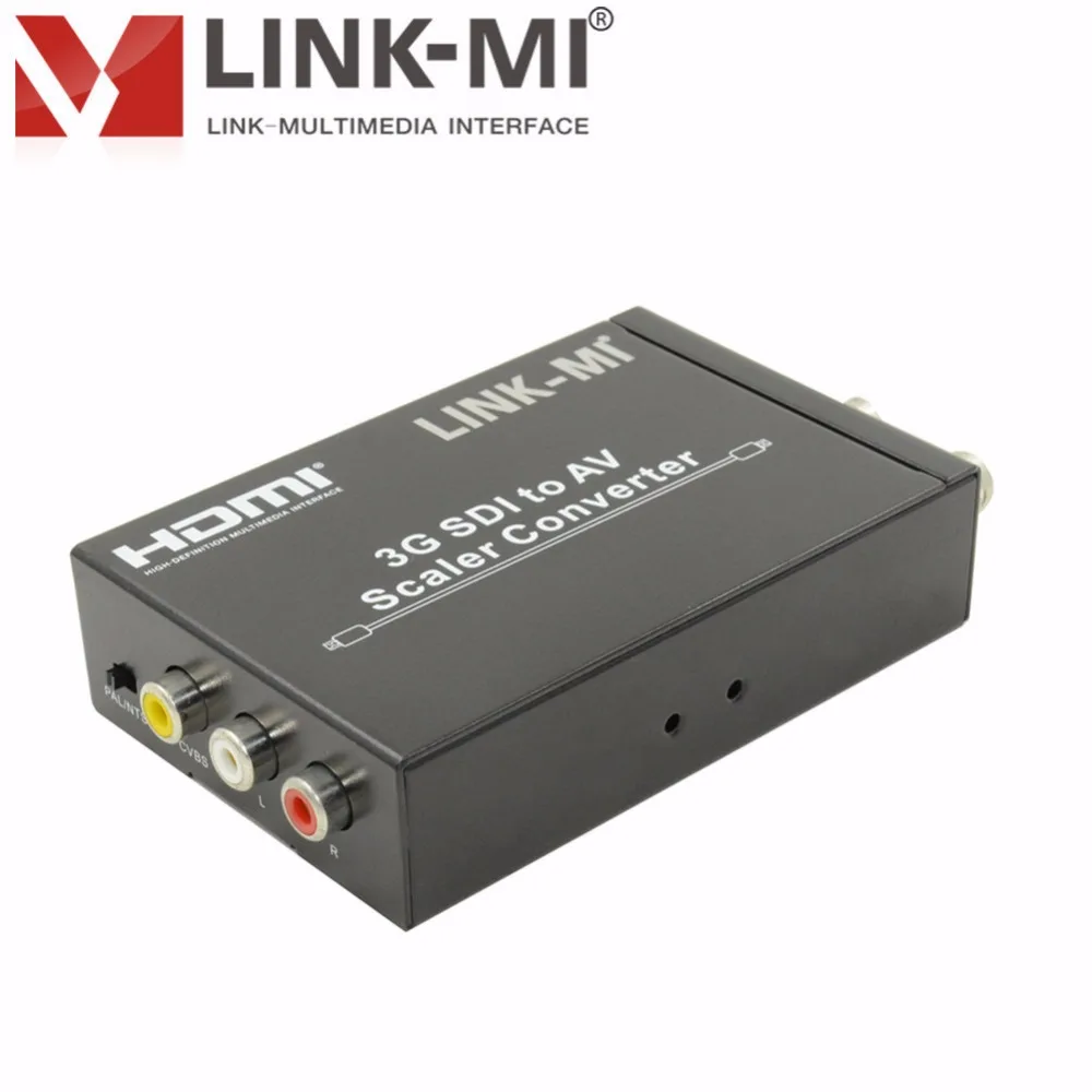 LINK-MI SDI-AV преобразователь HDSD3G-SDI-CVBS, передача видео и звука, 2-сторонний SDI-сплиттер для монитора, дисплея камеры (art.: 707d20dd) - 707d20dd