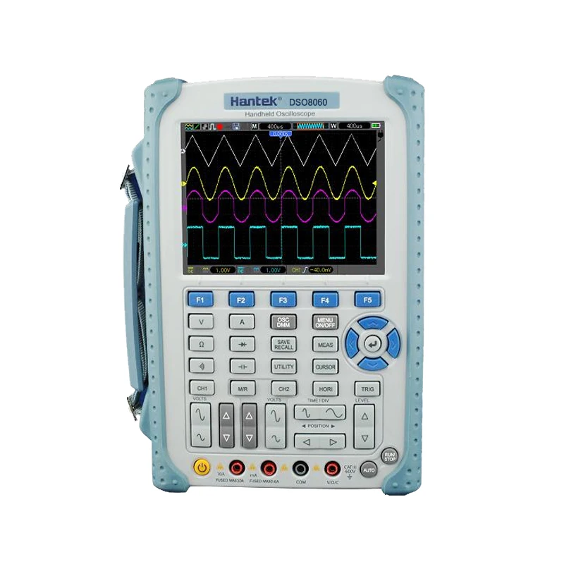 Новый Hantek DSO8060 60M Гц 5 в 1 портативный осциллограф DMM|hantek dso8060|handheld oscilloscopeoscilloscope handheld