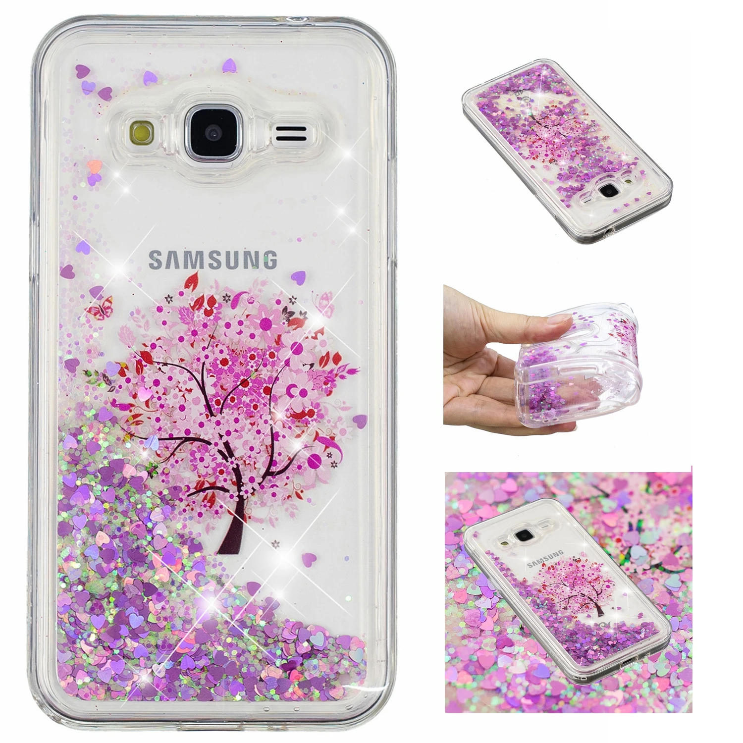 Блестящий Жидкий чехол для samsung J3 J320 SM-J320F SM-J320H SM J320F J320H J320FN чехол телефона для SM-J320F/DS glshst
