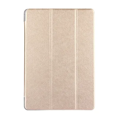 Gold HAWEEL Tablet Крышка корпуса чехол для huawei Медиа Pad T3 10 9,6 дюймов с шелковой текстурой горизонтальный Флип кожаный чехол и 3-складной держатель - Цвет: Gold
