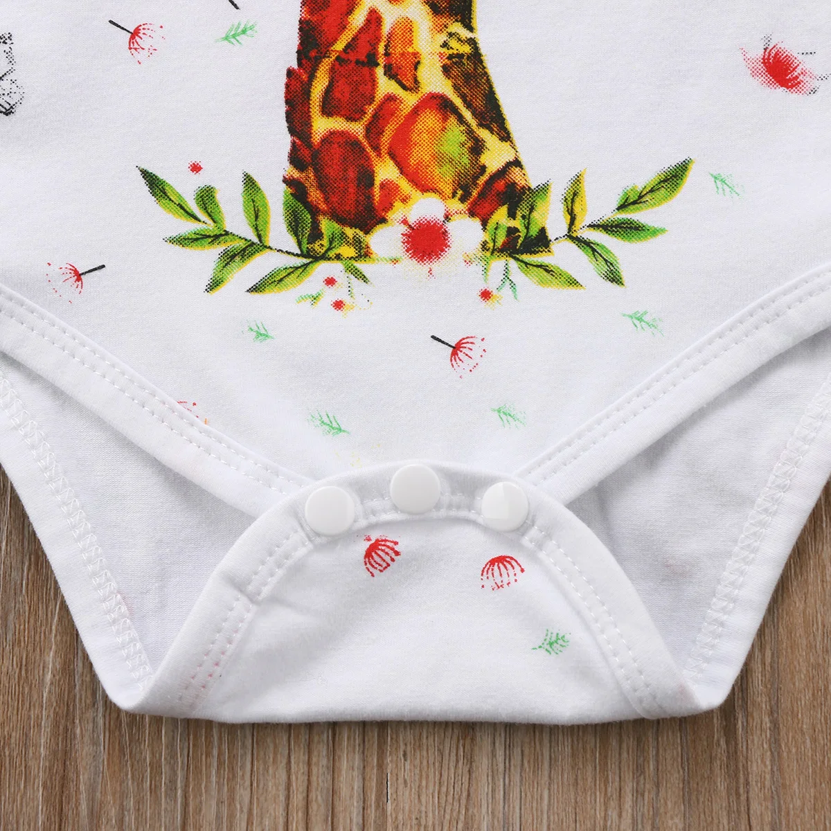 

pudcoco Newest Arrivals Hot Infant Newborn Toddler Baby Girl Lace Deer Bodysuit Lucky Child Casual Sweet Jumpsuit Outfit Clothes