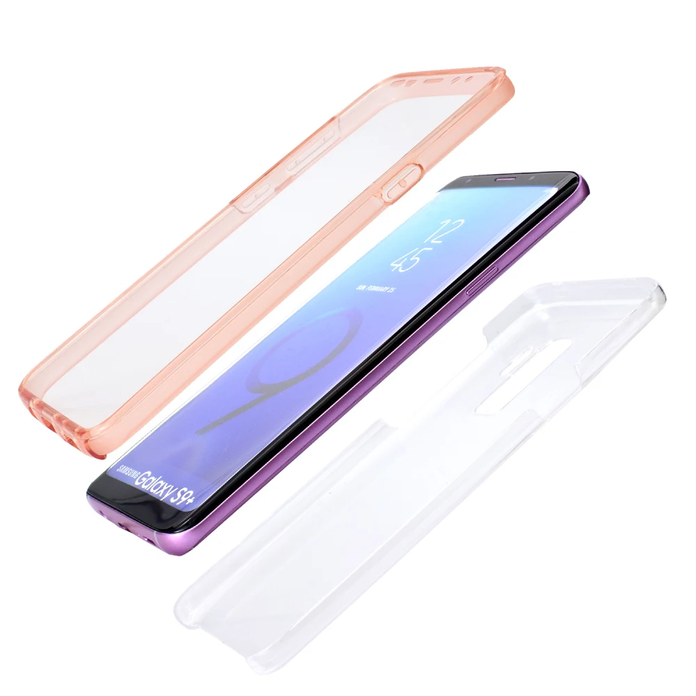 360 Защитный чехол для всего тела samsung Galaxy S10 Plus Note 10 Pro 9 8 S8 S9 S10e A6 A8 2018 2 в 1 Жесткий PC