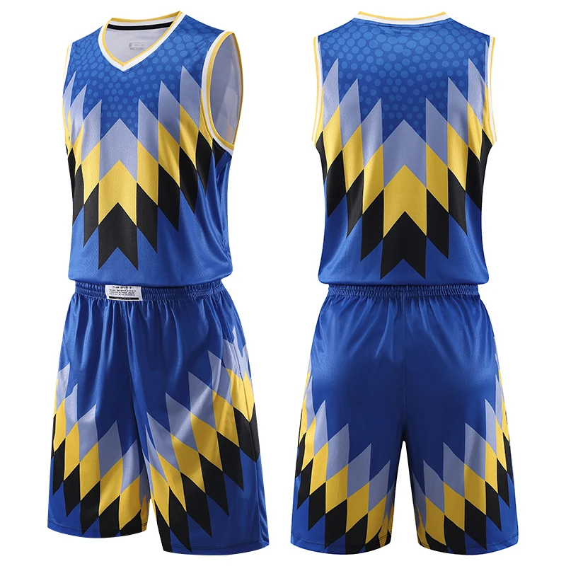 Мужская спортивная дышащая одежда баскетбольный Трикотажный костюм