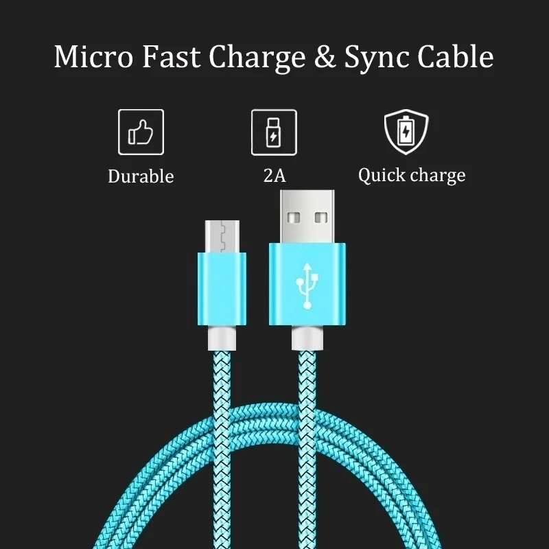 2A Micro USB 2 0 кабель для быстрой зарядки и синхронизации данных BQ Aquaris U Plus Lite X5 E5S E5 E4.5