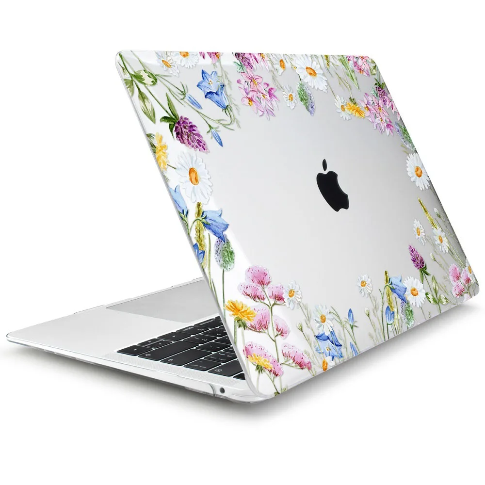 J261 Batianda милые цветы 4в1 жесткий чехол с клавиатурой для MacBook Air Pro retina 11 12 13 15 Touch Bar A1989 A1708 A1990 - Цвет: J261