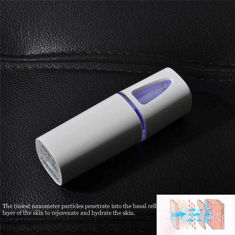 1 шт. Белый USB нано-распылитель для лица, сауна, испаритель, пароварка для лица, нано-пароварка для красоты лица, увлажняющий Пароварка для лица