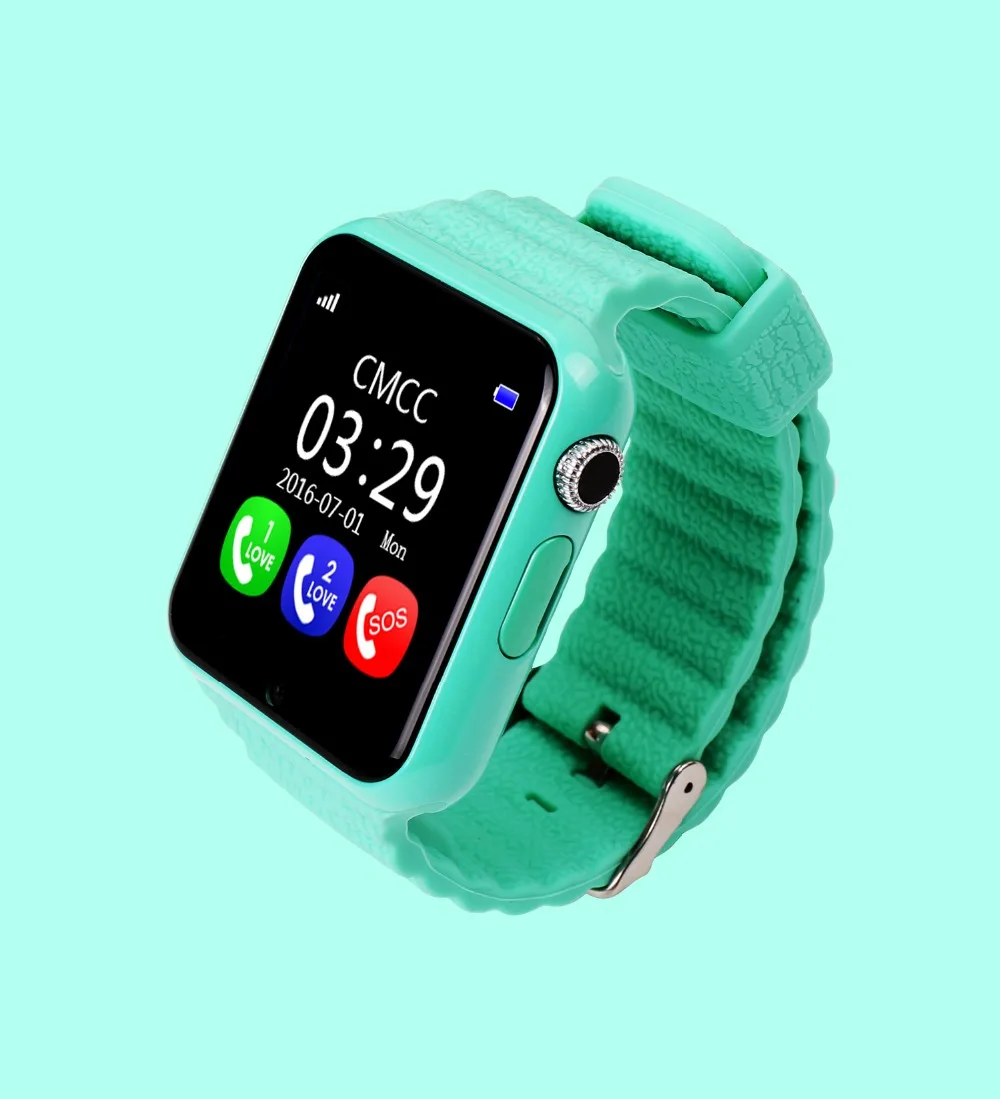 GPS Smart Watch Kids V7k Camera/Facebook SOS Call Location DevicerTracker for Kid Safe Anti-Lost Monitor PK Q90 Q80 Q750 Q60 Q50 |