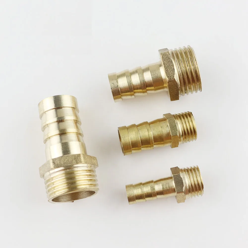 Латунный фитинг для труб 4 мм 6 8 10 12 16 шлангов 1/8 &quot1/4&quot 1/2 &quot3/8&quot BSP соединительный