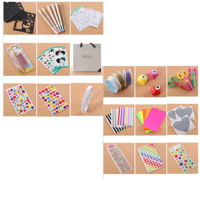 only 18 Accessories Креативная Взрывная коробка Скрапбукинг DIY коробка для фотоальбома Для Свадебное предложение подарок на день рождения - Цвет: only 18 Accessories