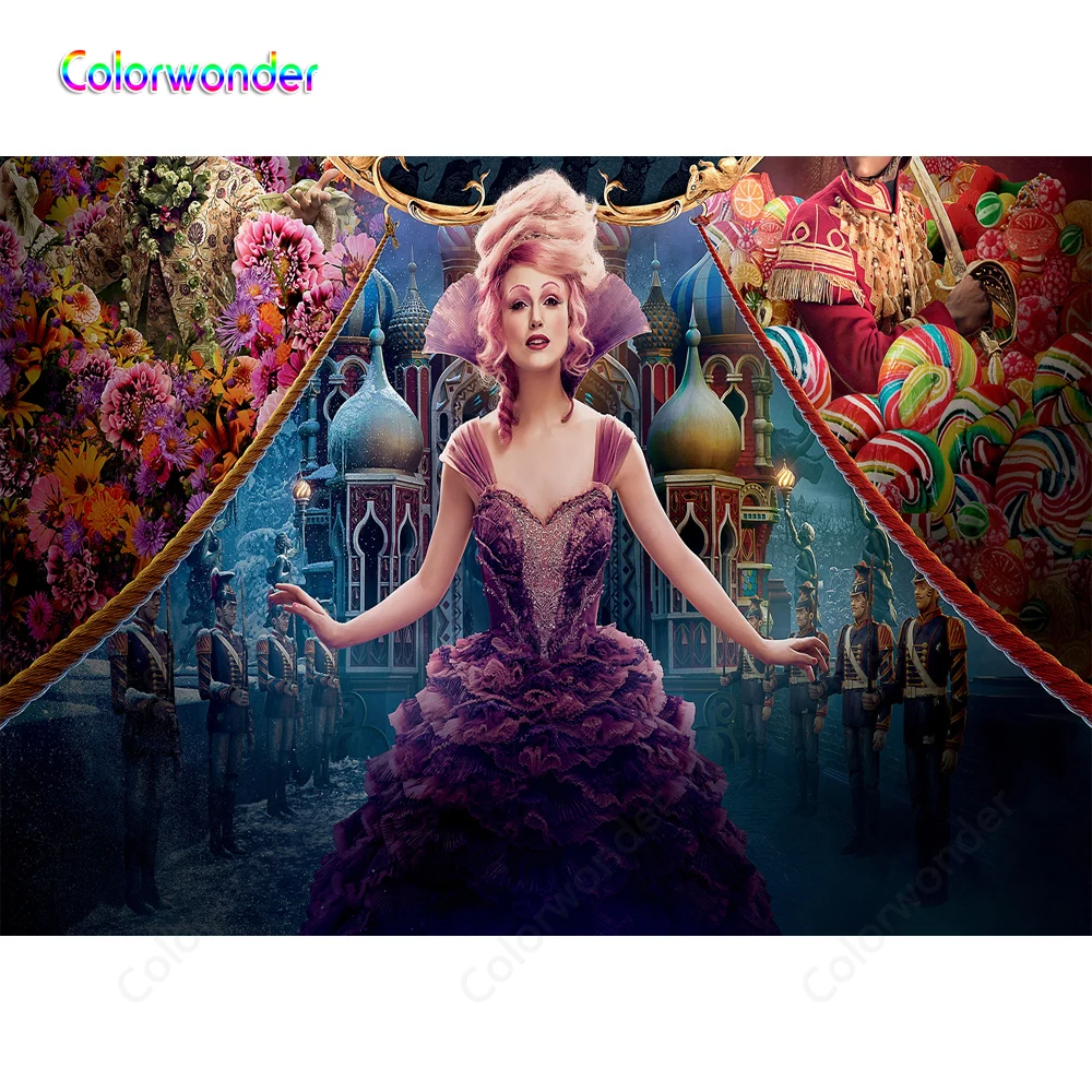 Фотофон Colorwonder королевская аристократическая женщина в фиолетовом цвете 7x5ft