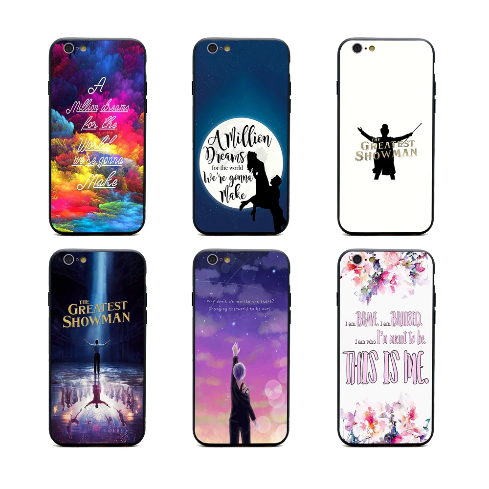 Чехлы для телефона TPU+PC черного цвета с Заком Эфроном из фильма "Величайший шоумен" для iPhone X 6 6s 7 8 plus 5 5s se от Apple - лучший вариант для вашего устройства.