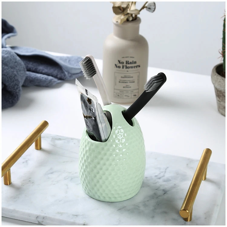 Карамельный цвет, мыльница для мытья, керамический набор для ванной, 4 штуки, набор туалетных принадлежностей, набор кистей для мытья, диспенсер для мыла, аксессуары для ванной