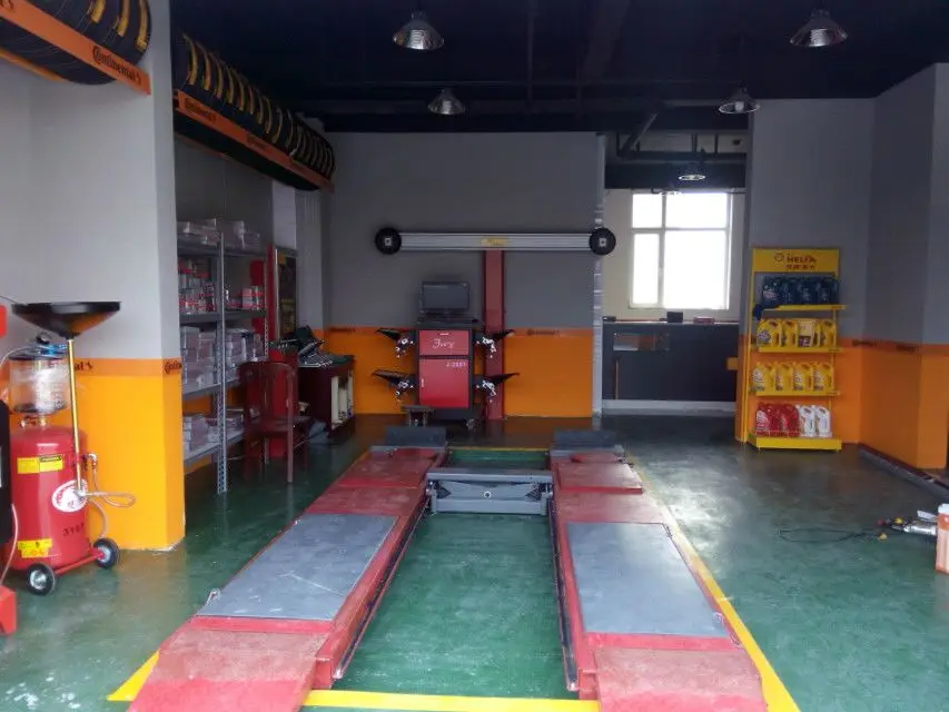 Расширенная б/у машина для выравнивания колес 3D модельная Четырехпозиционный