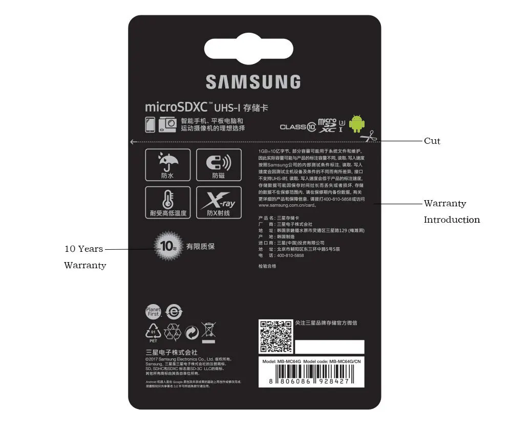 Samsung Evo Plus Micro Sd карта 64 Гб Sdhc Sdxc класс Evo+ класс 10 C10 Uhs Tf карты транс флэш Microsd