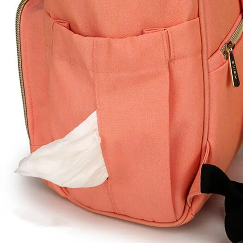 Heine polyester baby diaper bag nappy changing mummy dad nursing zipper travel backpack waterproof maternity stroller organizer | Мать и