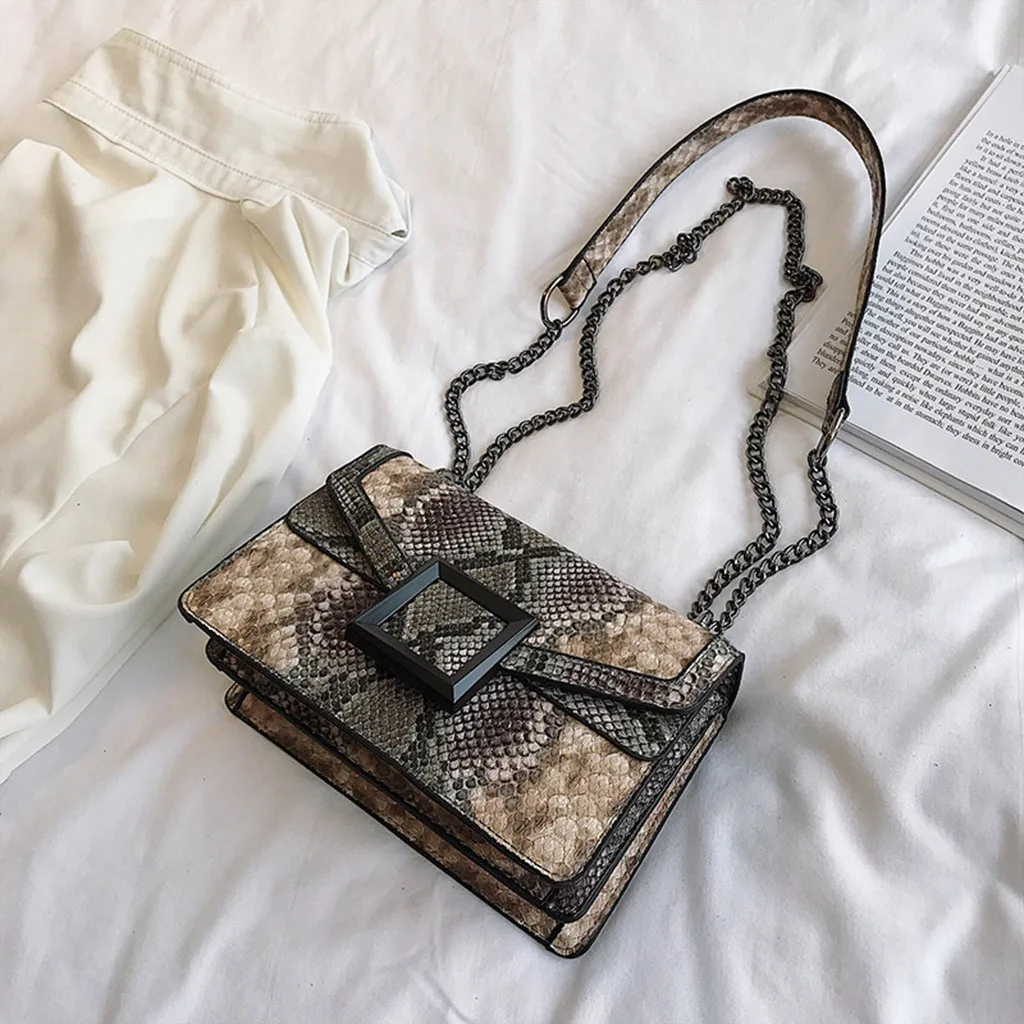 Женская сумка на плечо роскошные сумки женские сумки дизайнерские сумки через плечо со змеиным принтом для женщин женская сумка bolsa feminina