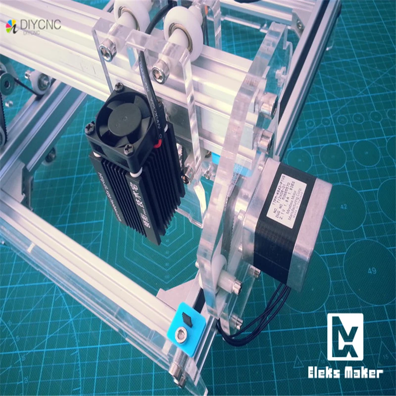 Benbox 445 нм 2500 мвт 2 5 Вт DIY мини лазерная гравировка грабадо резки печать 17X22 см