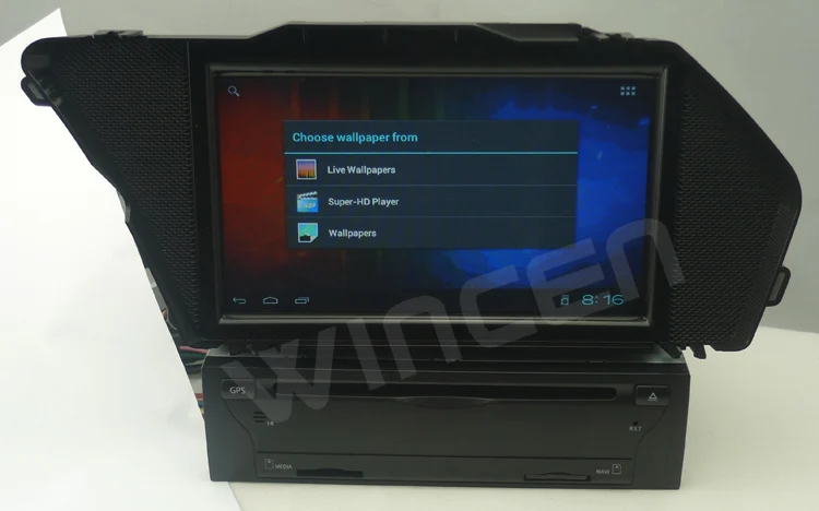 Android 4.0 + WinCE Система 6.0 Игрок Автомобиля DVD GPS для Benz GLK Class 512 МБ памяти 4 ГБ сторге