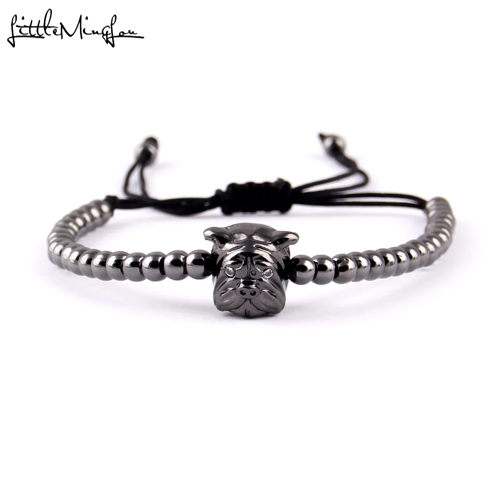 Маленькие MingLou Новый трендовый мужской браслет из бисера микро проложить CZ