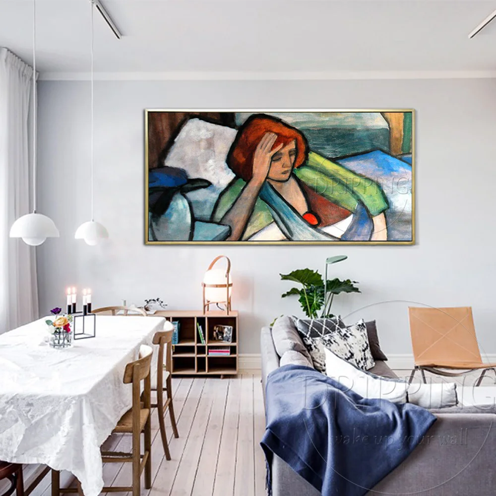 Ручная работа художника Gabriele Munter картина маслом на холст Импрессионистский