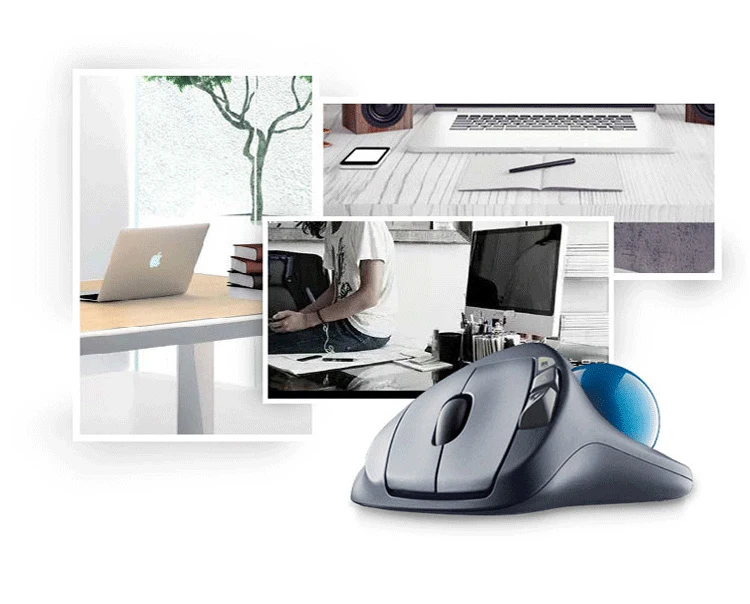 Logitech M570 Беспроводной трекбол Беспроводной Мышь игровых мышей супер питание