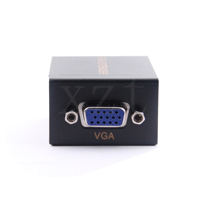 1 шт. Новинка 2017 60 м Один RJ45 Cat 5e/6 сетевой кабель до 60 м VGA усилитель сигнала ретранслятор адаптер Поддержка Full 3D 1080P